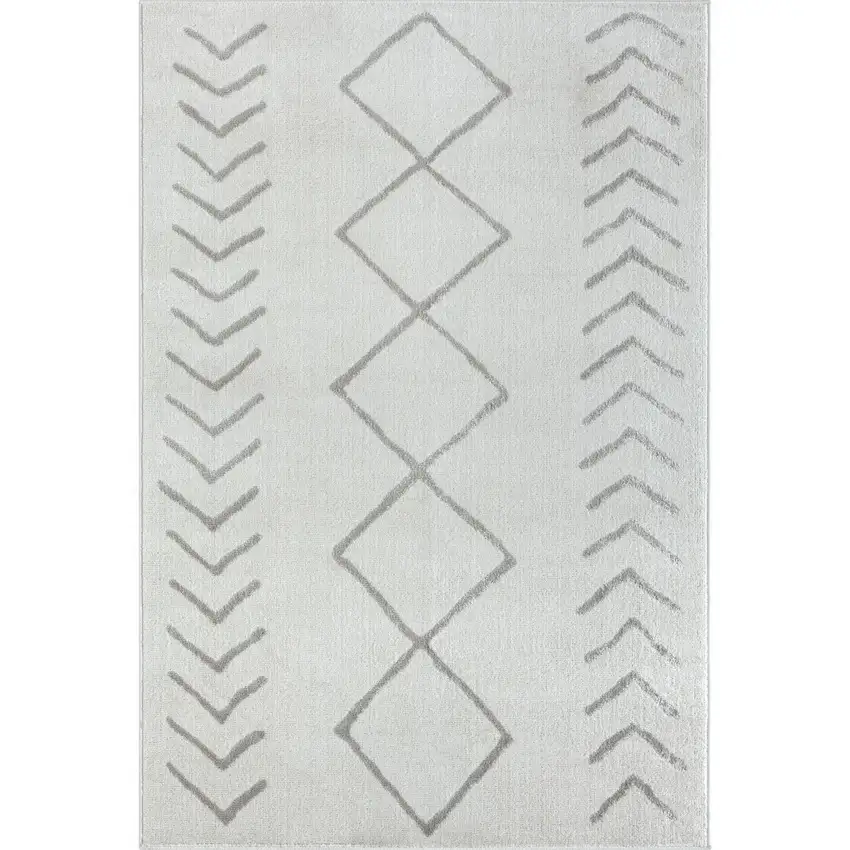 Cream Diamond Area Rug Photo 1