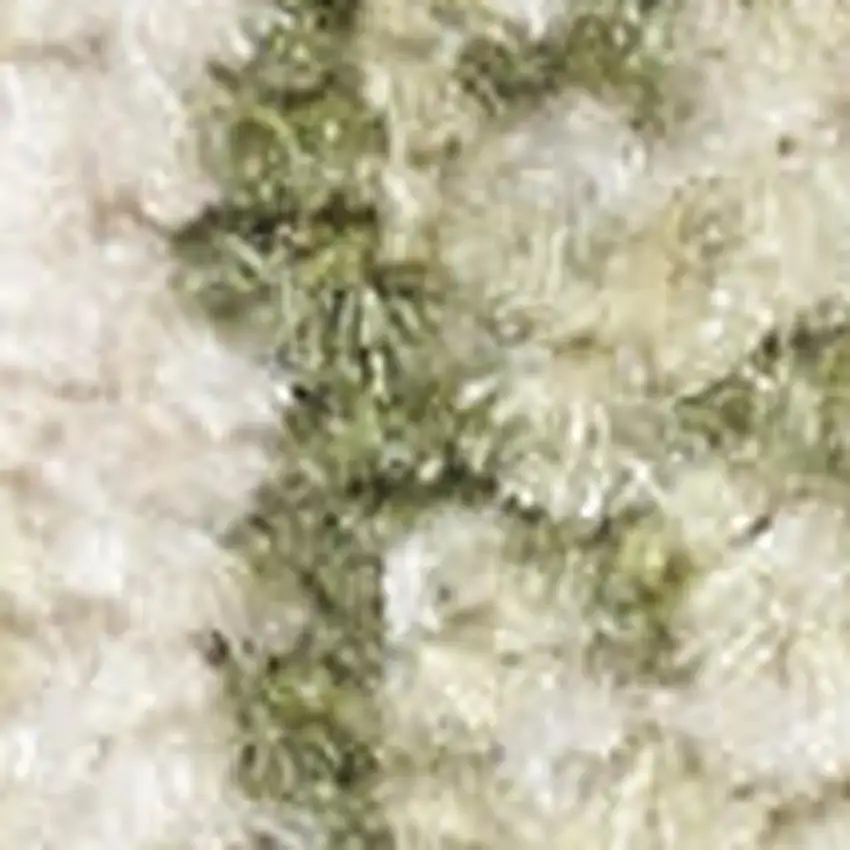 Cream Floral Area Rug Photo 3