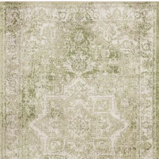 Cream Floral Area Rug Photo 9