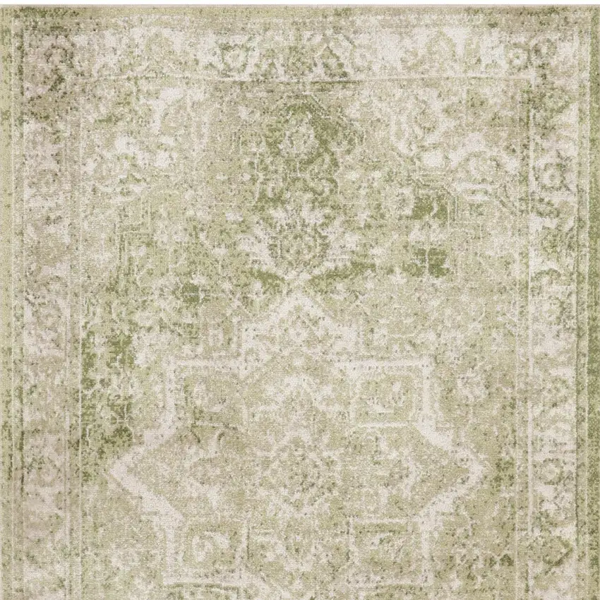 Cream Floral Area Rug Photo 9