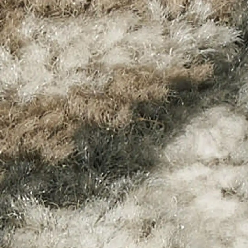 Cream Floral Distressed Area Rug Photo 3