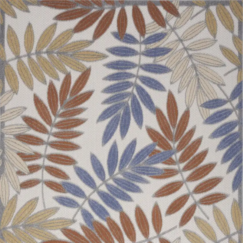 Blue Indoor Outdoor Area Rug Photo 8