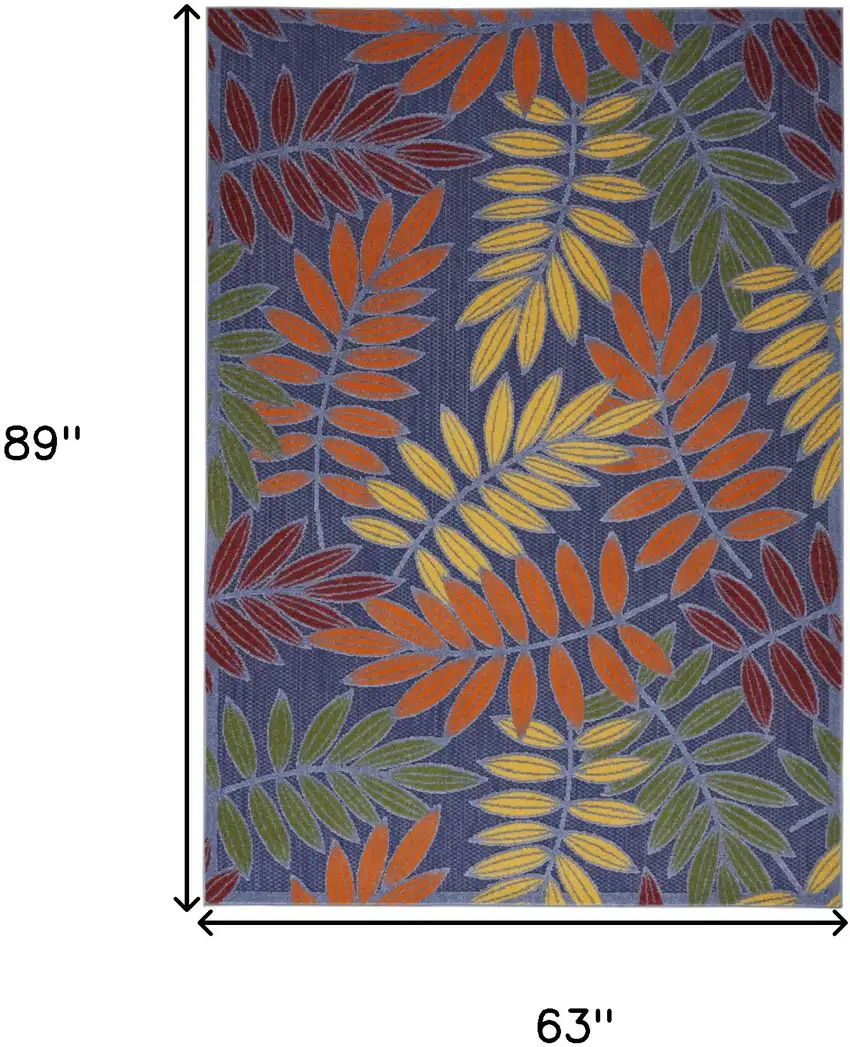 Cream Floral Power Loom Area Rug Photo 3