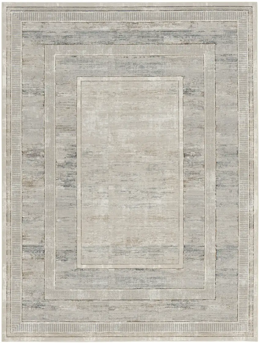 Cream Geometric Area Rug Photo 2