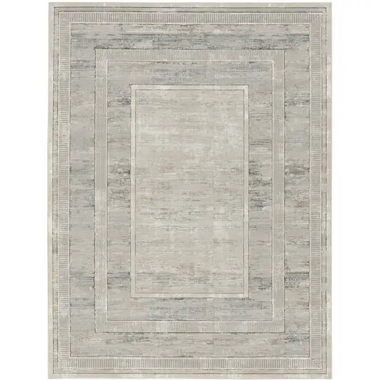 Cream Geometric Area Rug Photo 9