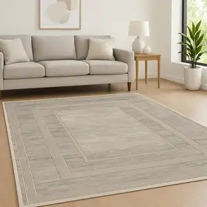 Photo of Cream Geometric Area Rug