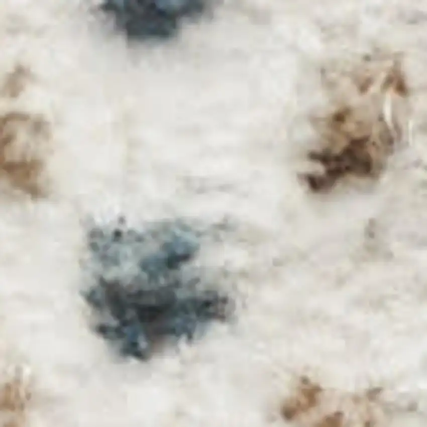 Cream Geometric Area Rug Photo 2