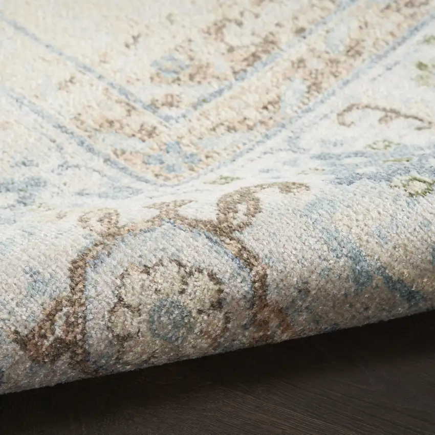 Cream Geometric Area Rug Photo 9