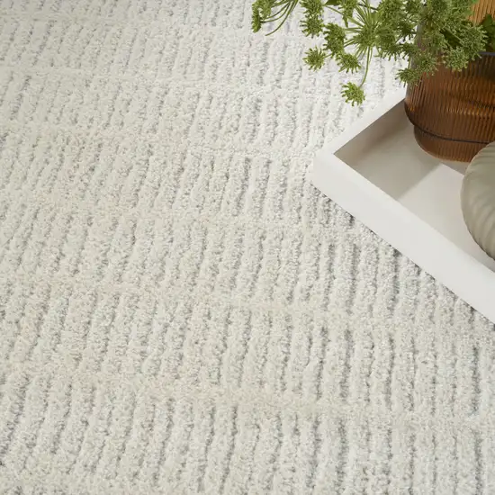 Cream Geometric Area Rug Photo 6