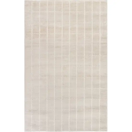 Cream Geometric Area Rug Photo 1