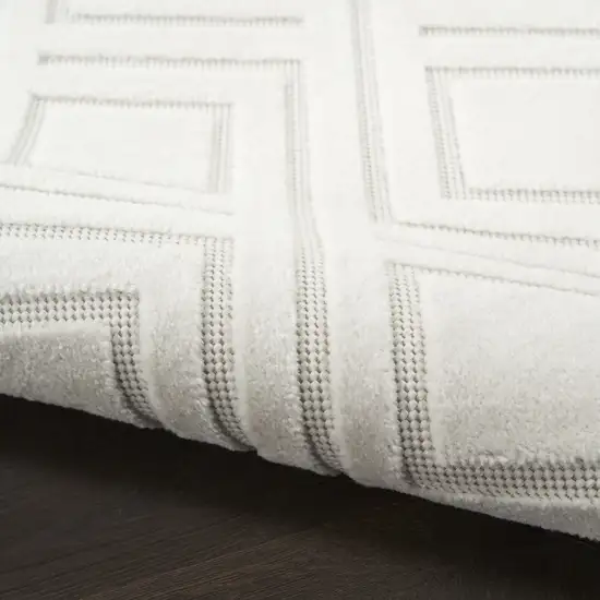 Cream Geometric Area Rug Photo 8