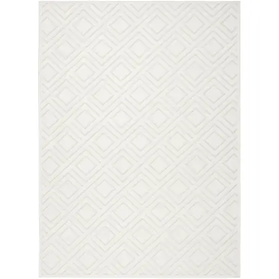 Cream Geometric Area Rug Photo 1