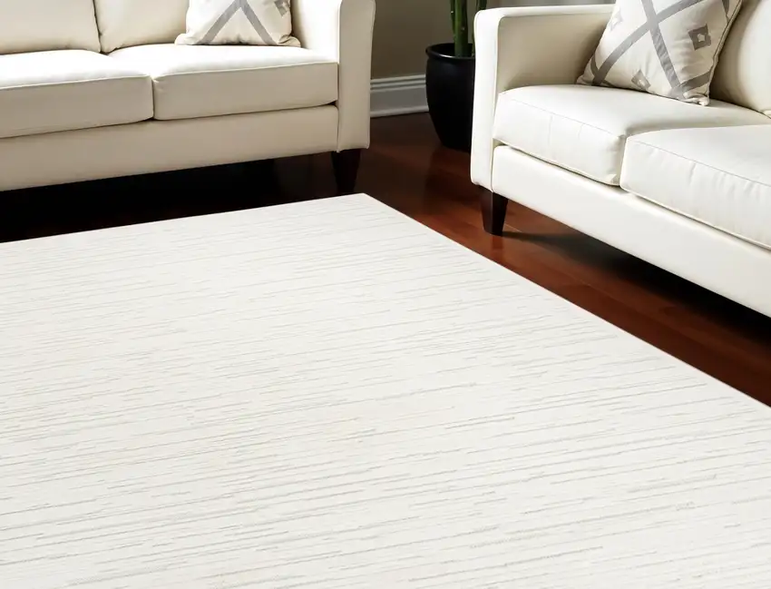 Cream Geometric Area Rug Photo 1