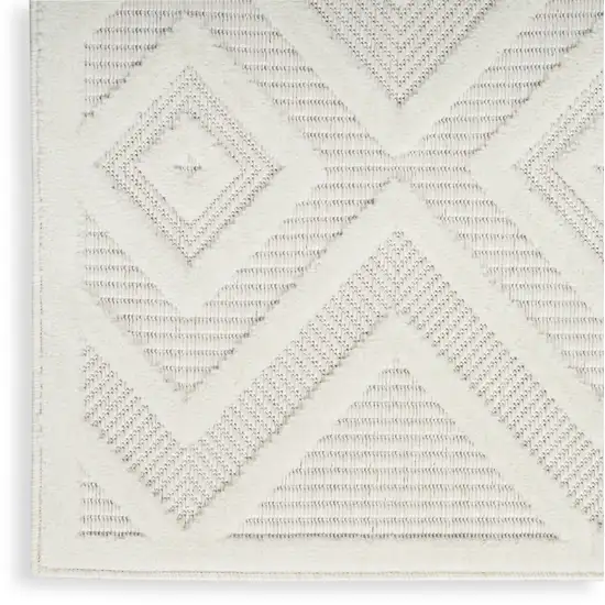 Cream Indoor Outdoor Area Rug Photo 1