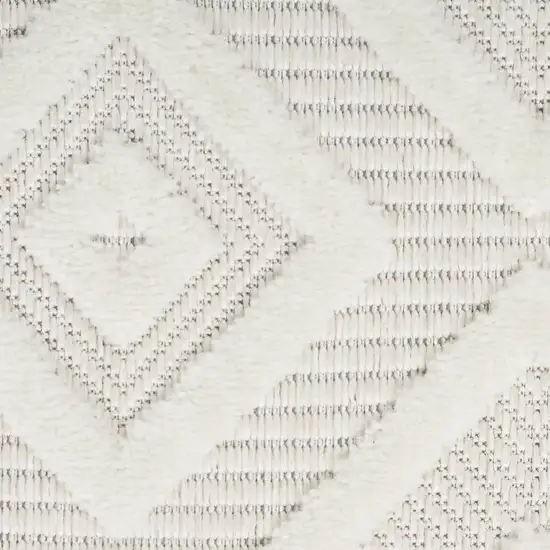 Cream Indoor Outdoor Area Rug Photo 8