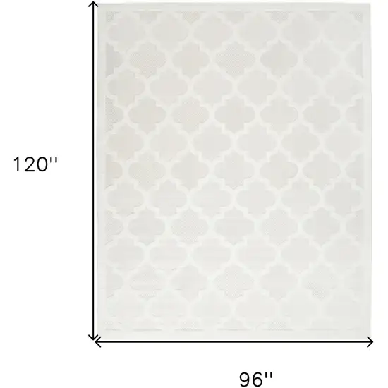 Cream Indoor Outdoor Area Rug Photo 9