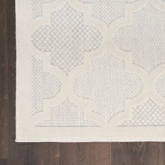 Cream Indoor Outdoor Area Rug Photo 4