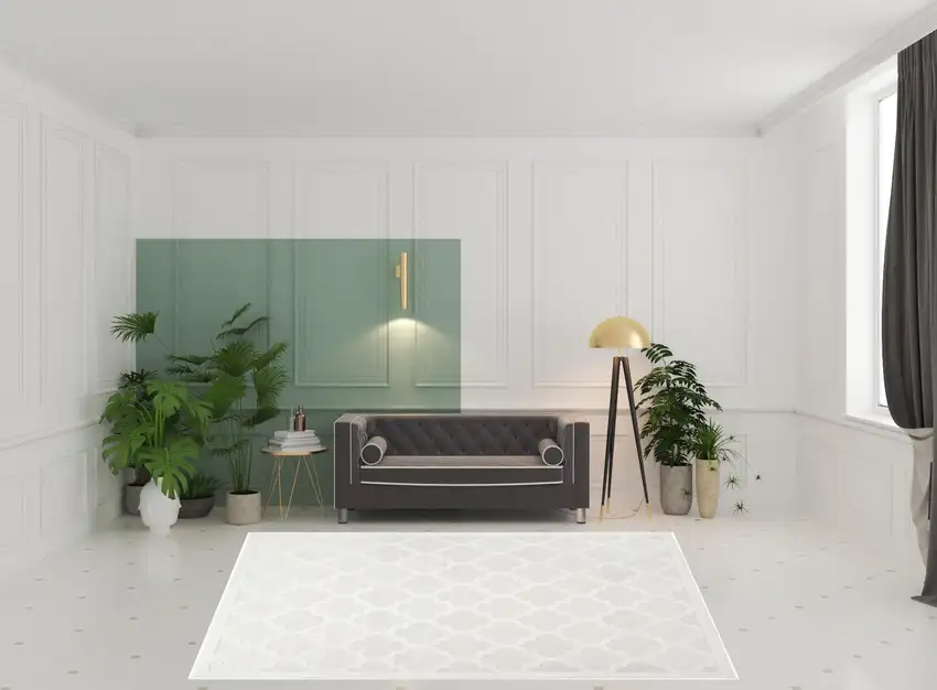 Cream Geometric Flatweave Area Rug Photo 7