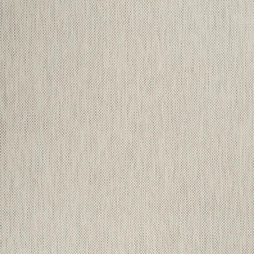 Ivory and Silver Indoor Outdoor Area Rug Photo 5