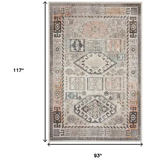 Cream Indoor Outdoor Area Rug Photo 3