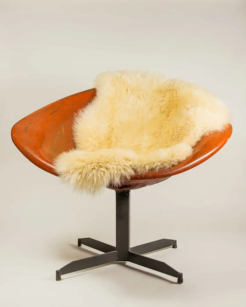 Cream New Zealand Natural Sheepskin Rug Photo 6