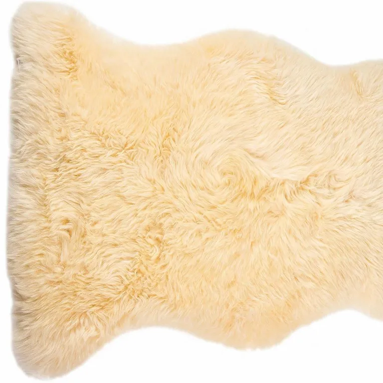 Cream New Zealand Natural Sheepskin Rug Photo 3