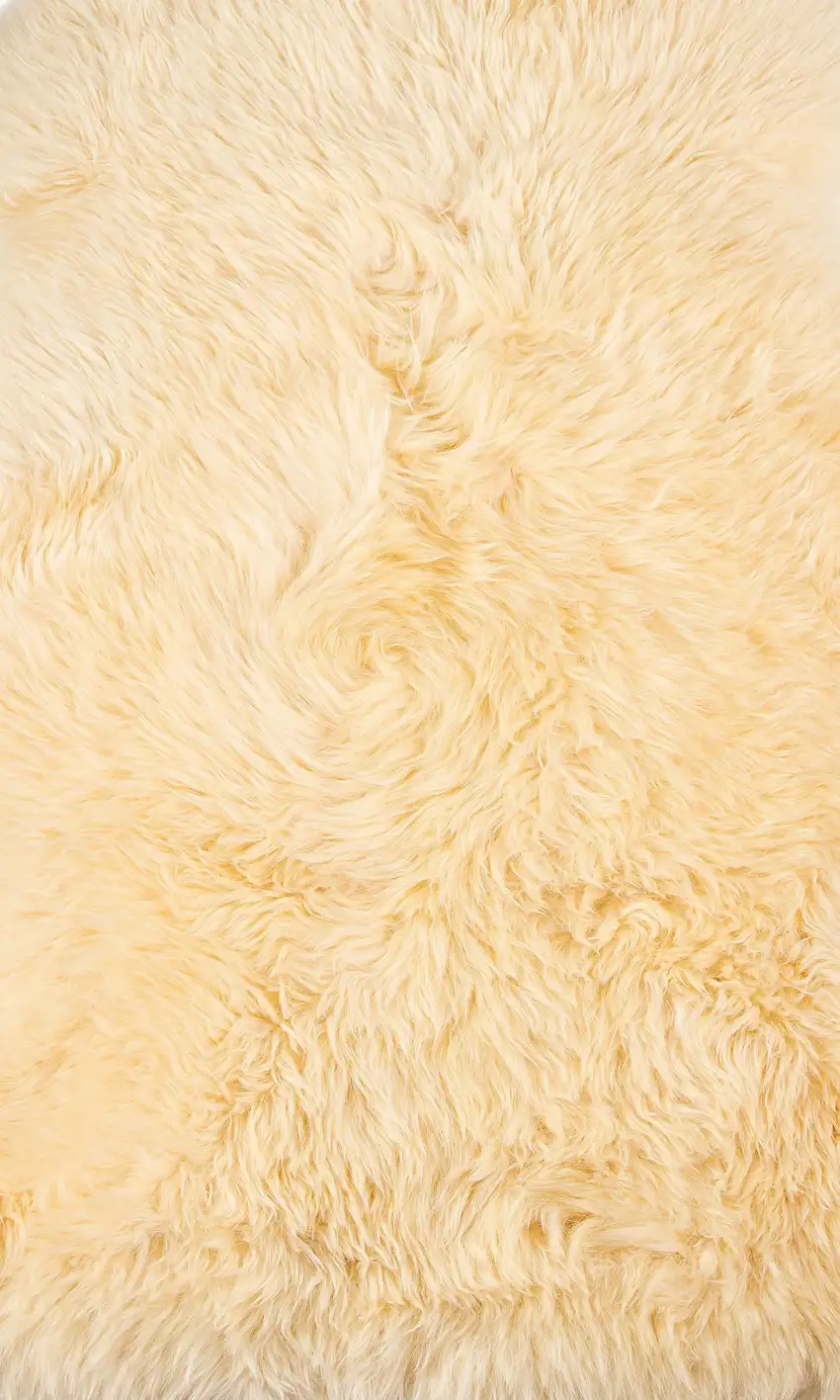 Cream New Zealand Natural Sheepskin Rug Photo 1