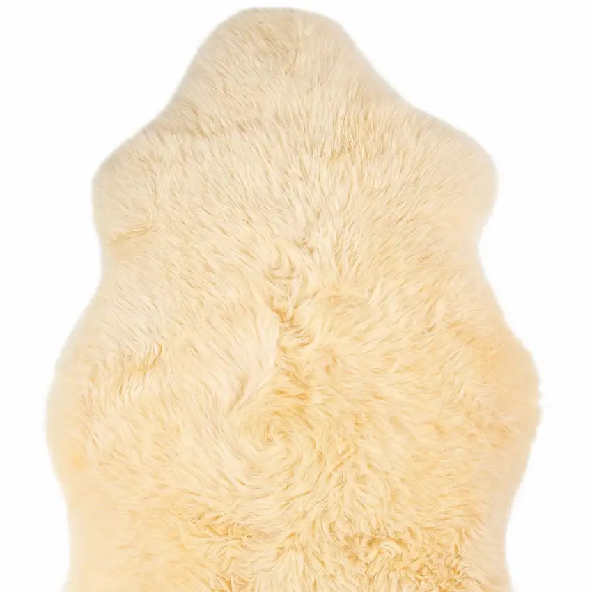 Cream New Zealand Natural Sheepskin Rug Photo 7