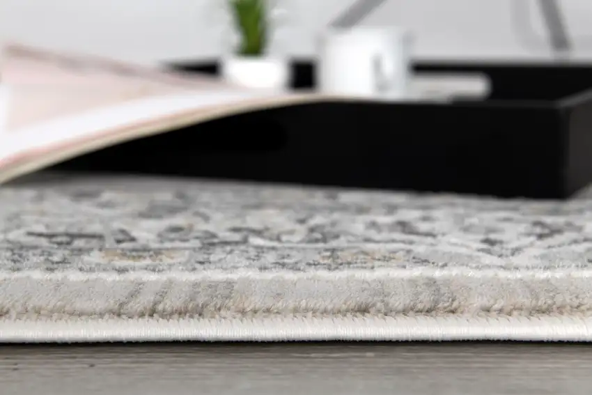 Cream Oriental Area Rug Photo 8
