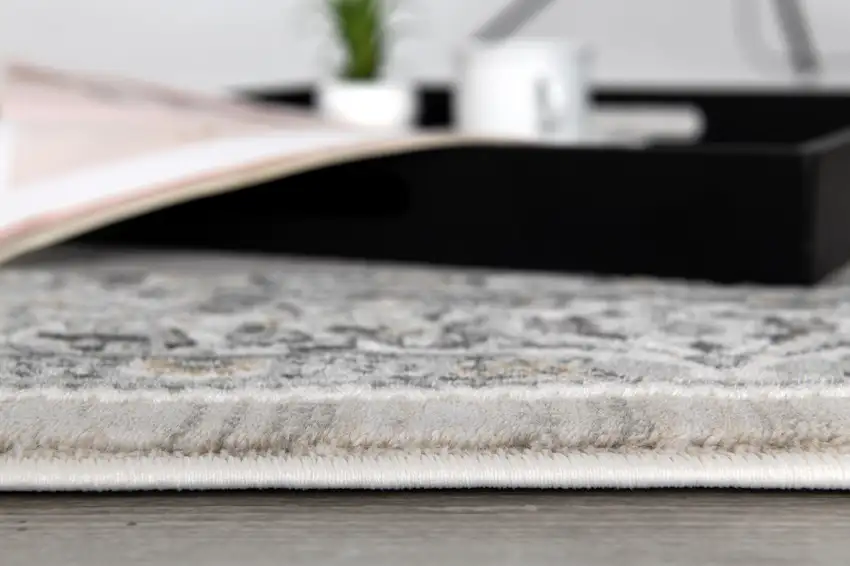 Cream Oriental Area Rug Photo 8