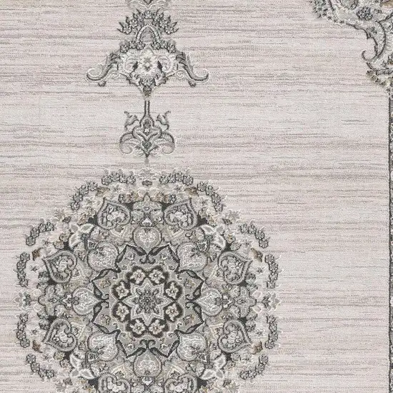 Cream Oriental Area Rug Photo 6