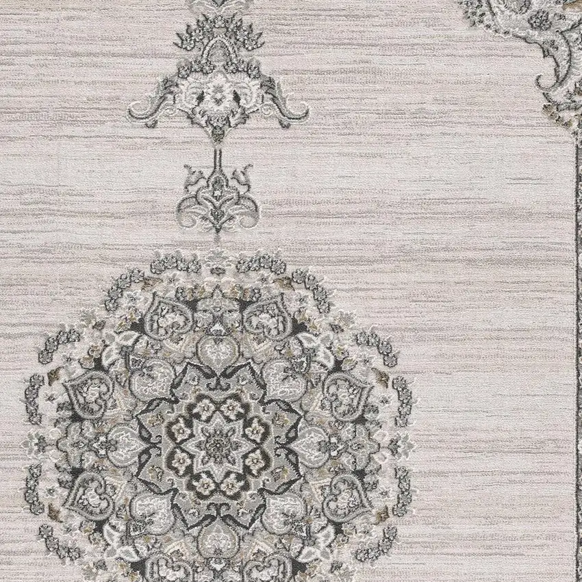 Cream Oriental Area Rug Photo 3