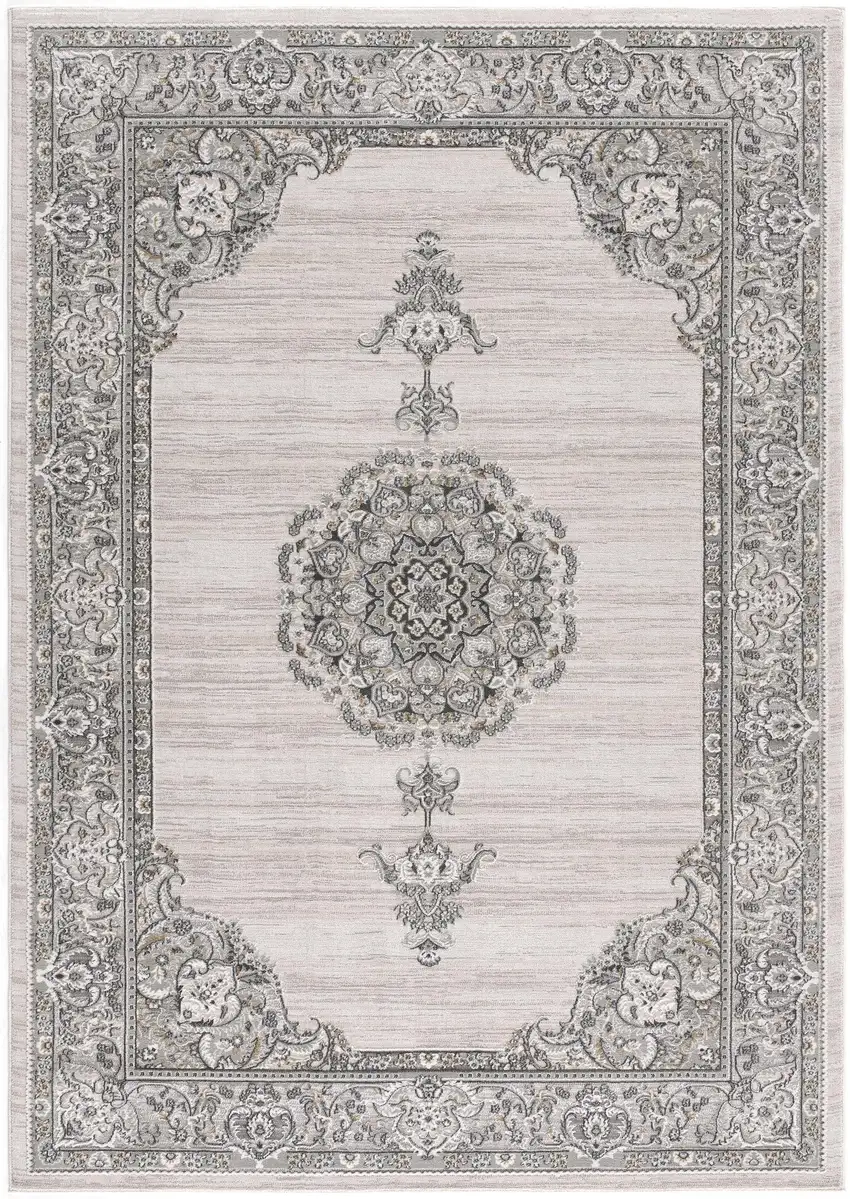 Cream Oriental Area Rug Photo 4