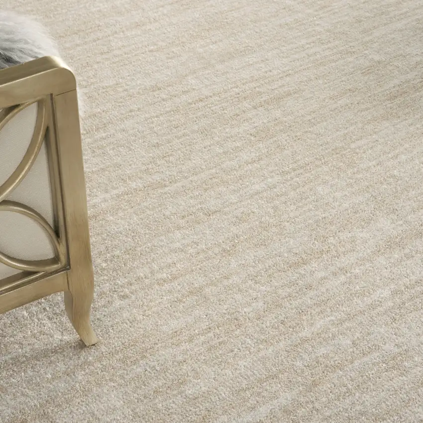 Beige and Ivory Indoor Outdoor Area Rug Photo 8