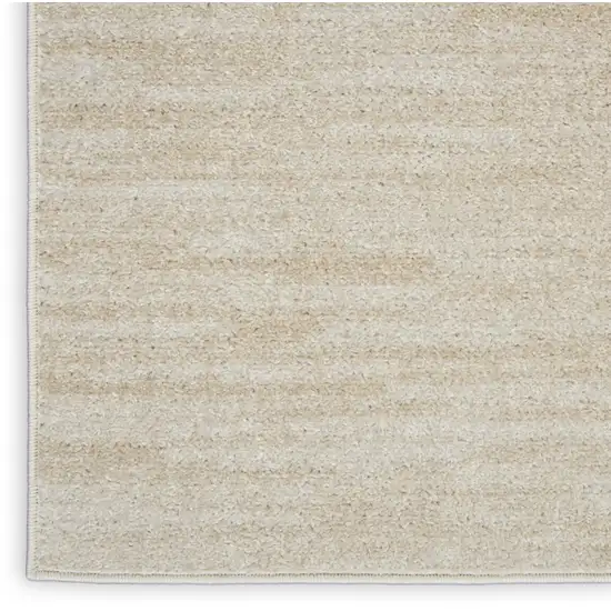 Beige And Ivory Indoor Outdoor Area Rug Photo 9