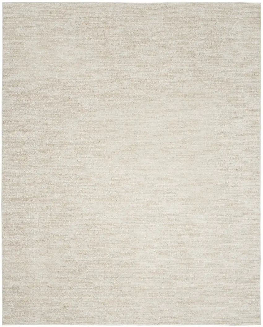 Beige and Ivory Indoor Outdoor Area Rug Photo 2