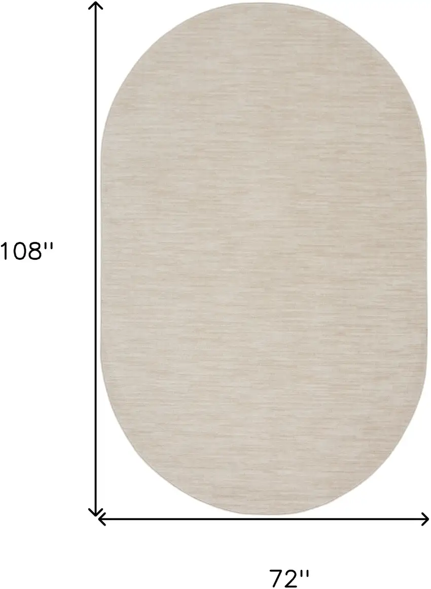 Cream Power Loom Area Rug Photo 7