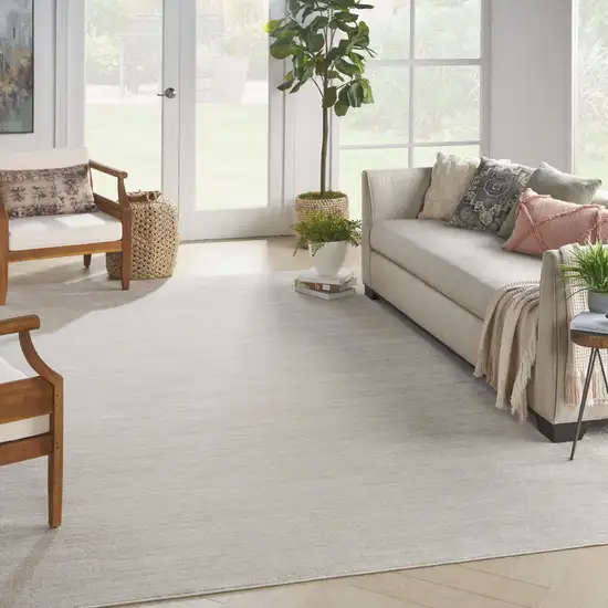 Beige and Ivory Indoor Outdoor Area Rug Photo 4