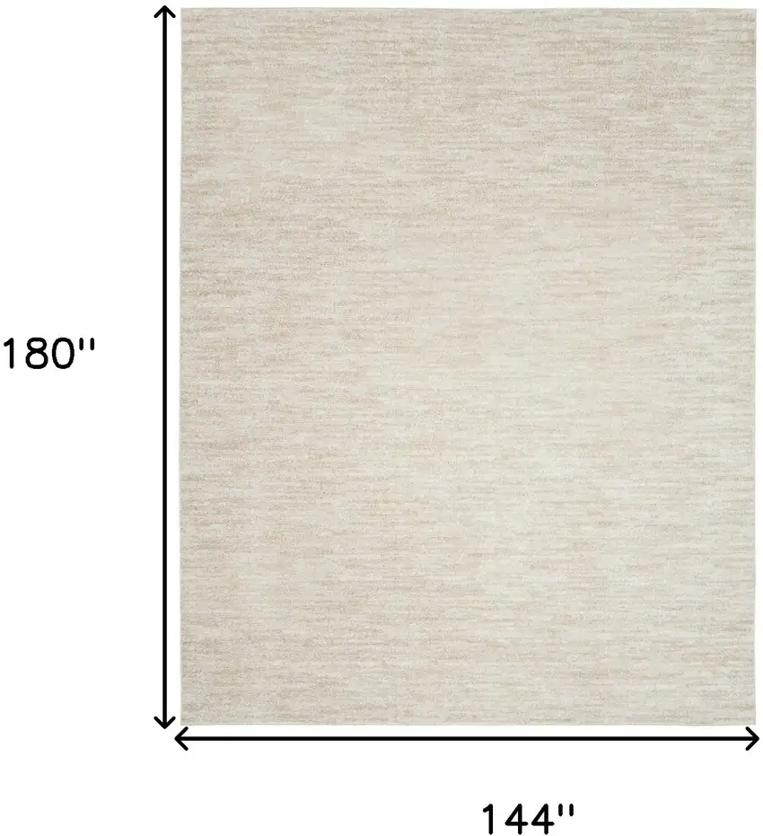 Cream Power Loom Area Rug Photo 7