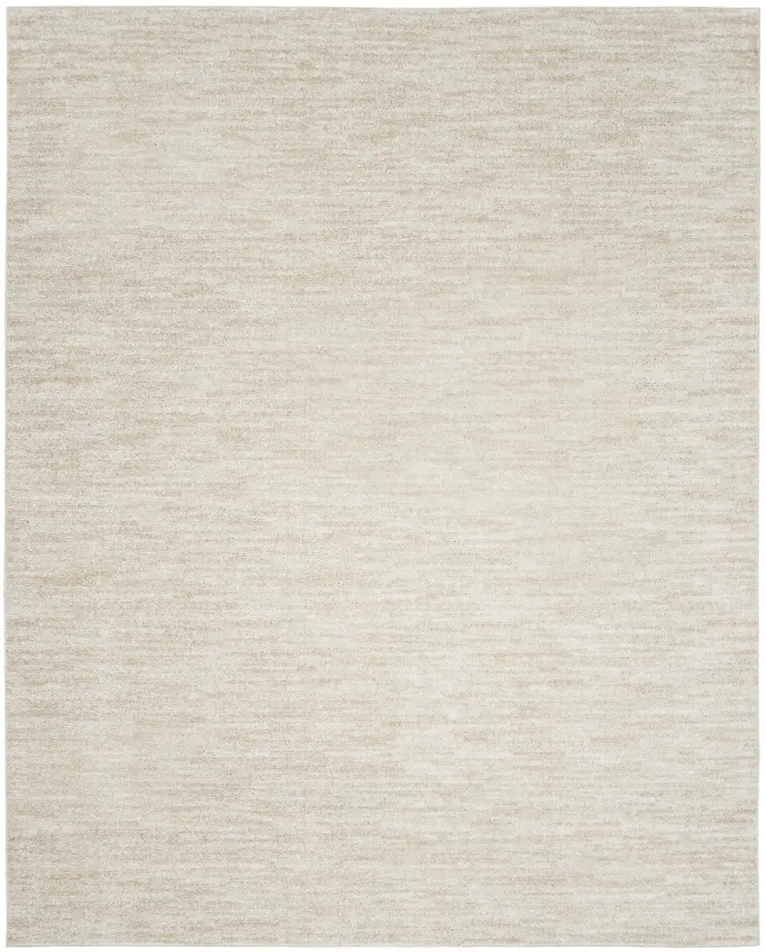 Beige and Ivory Indoor Outdoor Area Rug Photo 6