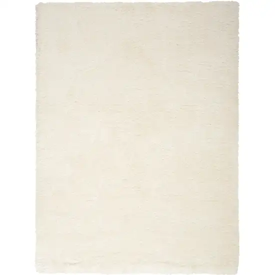 Cream Shag Area Rug Photo 1