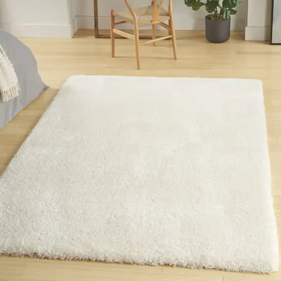 Cream Shag Area Rug Photo 3