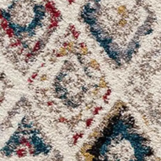 Cream Southwestern Area Rug Photo 7