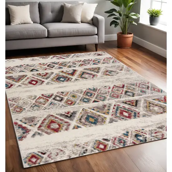 Cream Southwestern Area Rug Photo 2