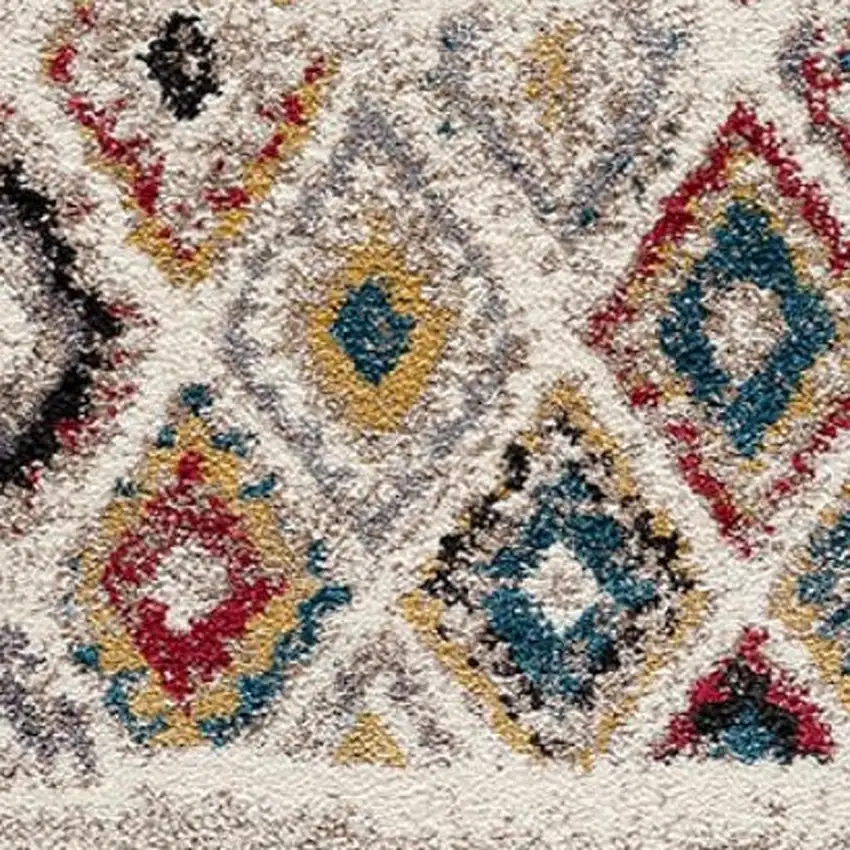 Cream Southwestern Area Rug Photo 9