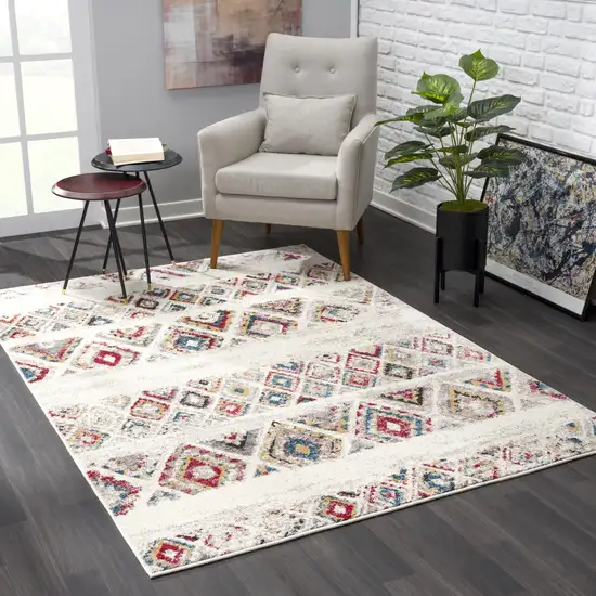 Cream Southwestern Area Rug Photo 9
