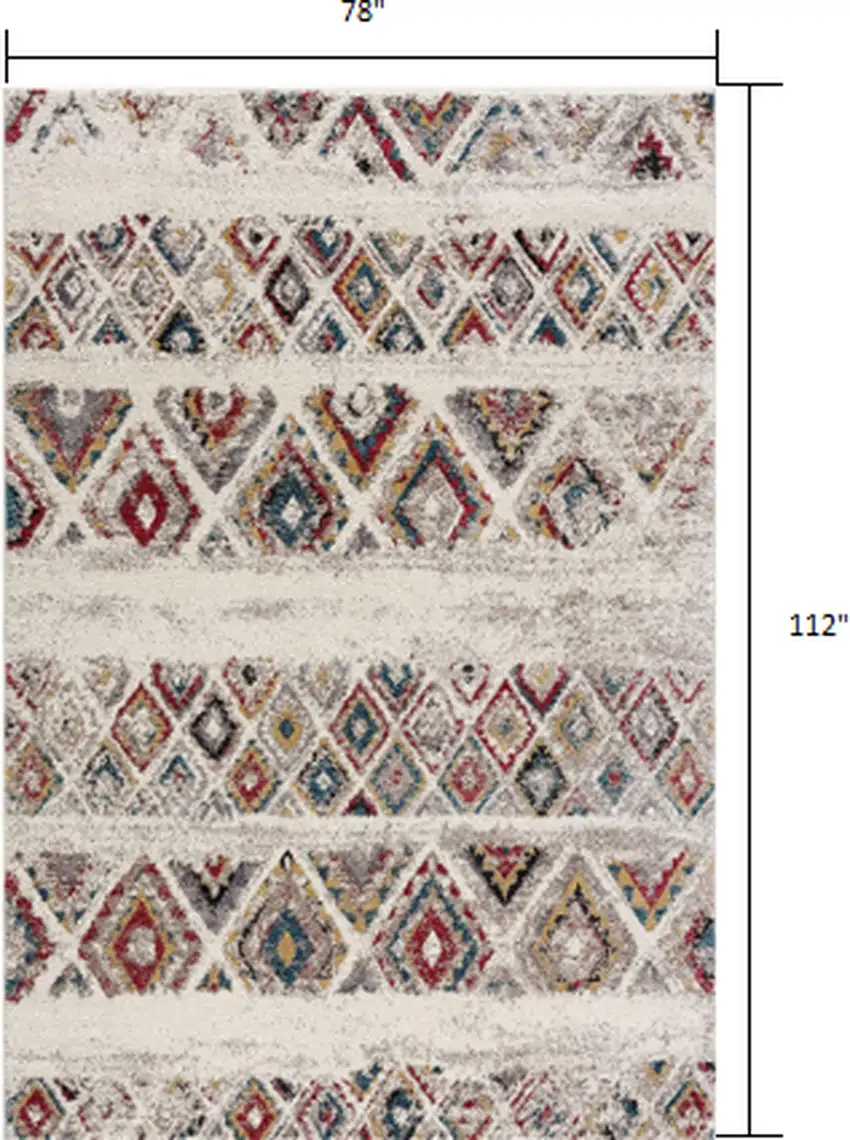 Cream Southwestern Area Rug Photo 4