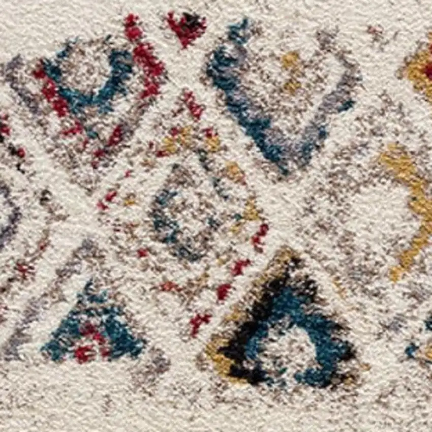 Cream Southwestern Area Rug Photo 6