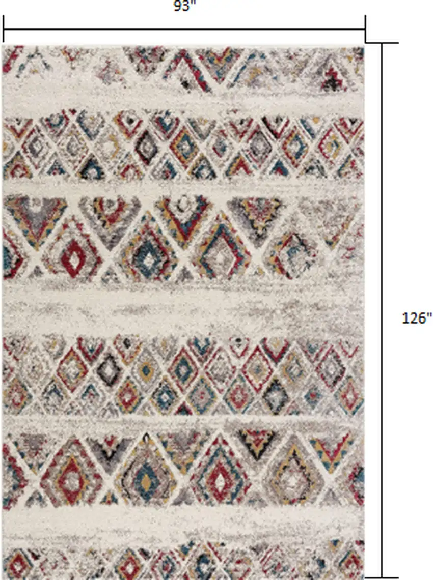 Cream Southwestern Area Rug Photo 9