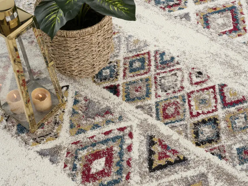 Cream Southwestern Area Rug Photo 10